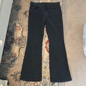 Mother Black Flared Women's Jeans